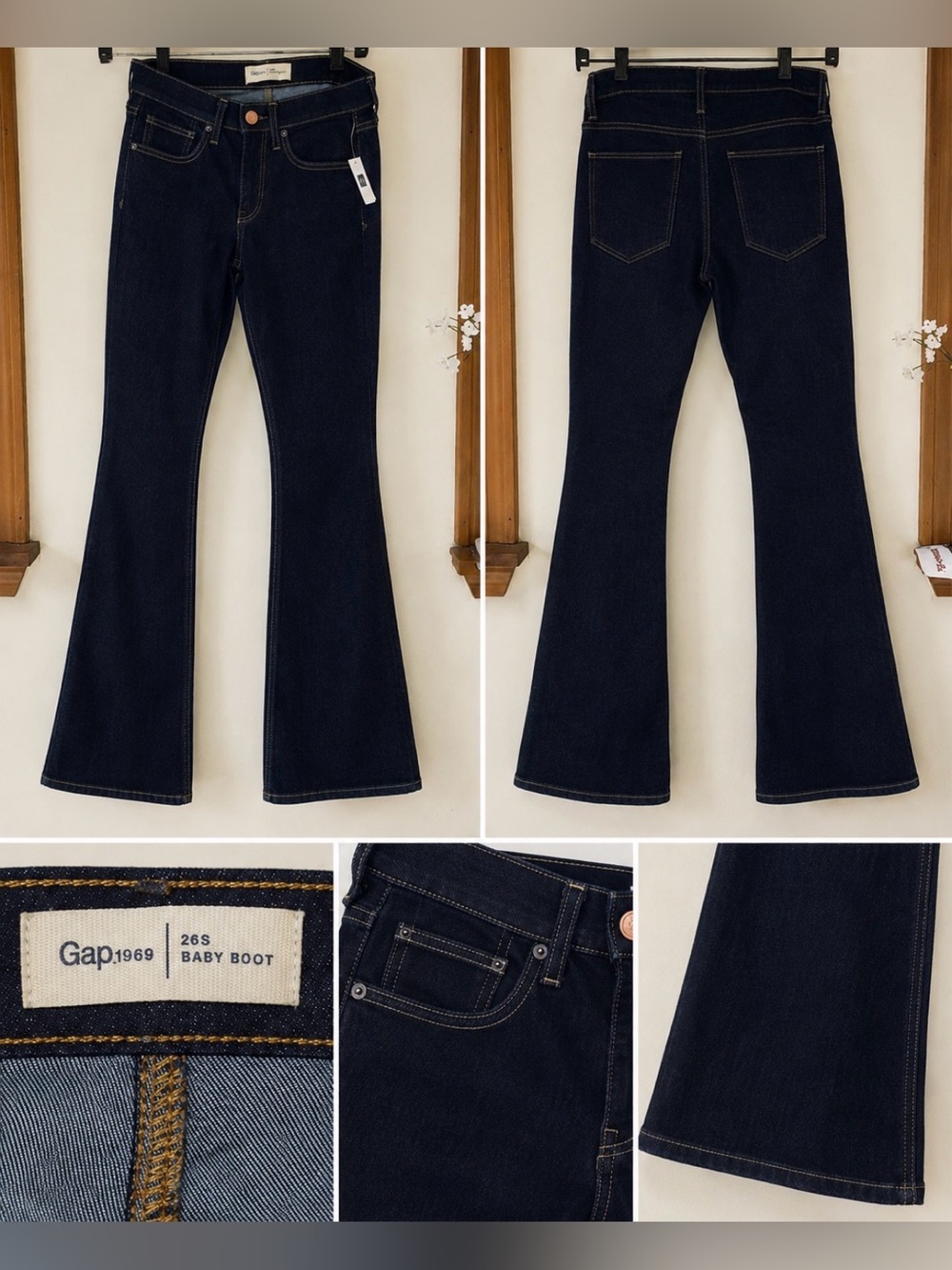 Gap 1969 Baby Boot Dark Wash Jeans